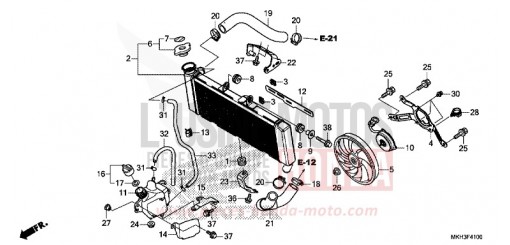 RADIATEUR ADV750H de 2017